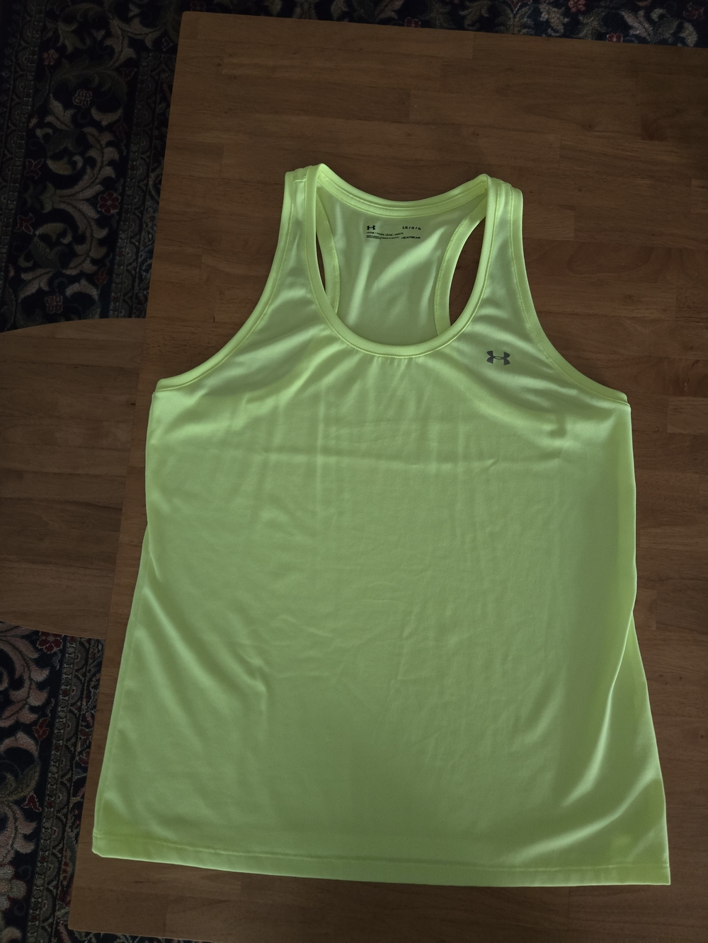 Under Armour Women's Neon Yellow Racerback Tank Top
